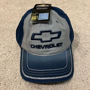 Chevrolet Men's Blue and Gray Baseball Cap